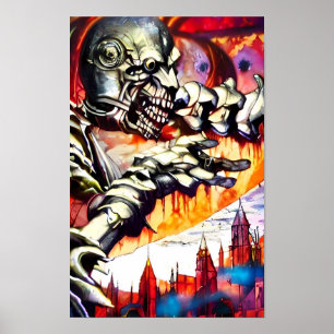 Póster Ravager del miedo - Ken Gage Art