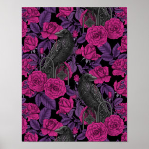 Póster Ravas y rosas rosas rosas