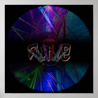 Póster Rave Poster