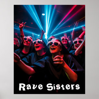 Póster Rave Sisters