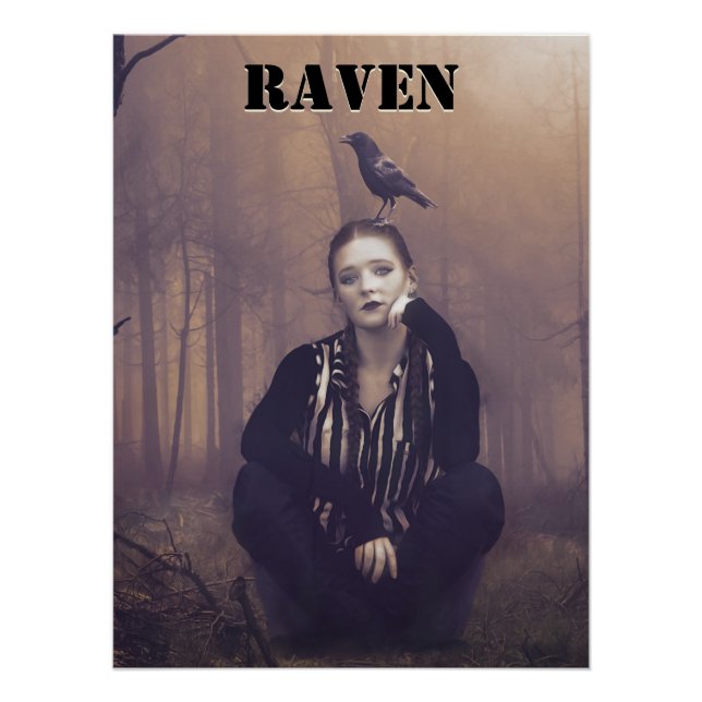 Póster Raven Chica (Anverso)
