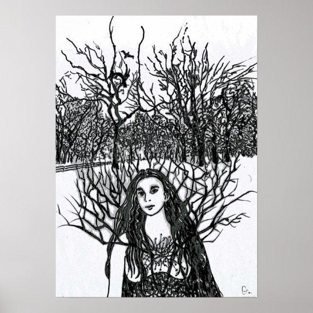 Póster Raven Chica Poster (Frente)