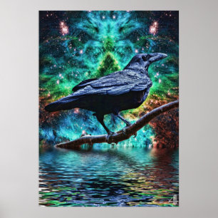 Póster Raven fantasy poster