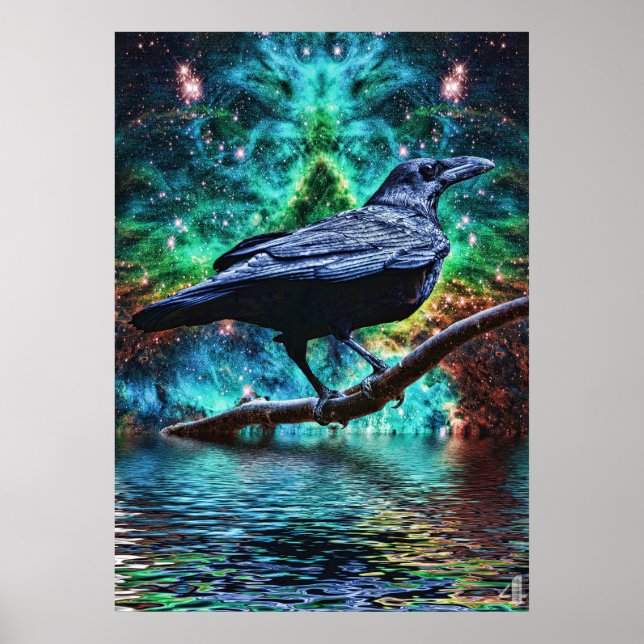 Póster Raven fantasy poster (Frente)