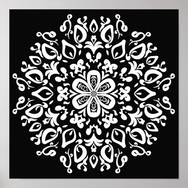 Póster Raven Mandala (Frente)