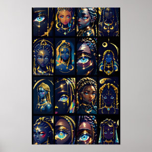 Póster Raven Style III