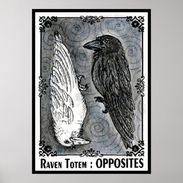 Póster Raven Totem....Oposites (Frente)