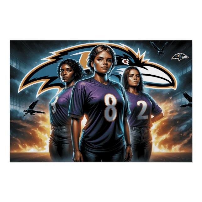 Póster Ravens Baltimore 13 (Anverso)