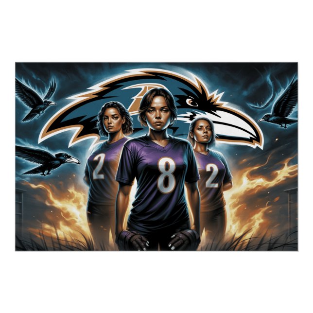 Póster Ravens Baltimore 14 (Anverso)