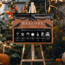 Póster Ravens negras góticas y orden de roya de eventos