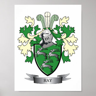 Póster Ray Family Crest Coat.