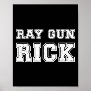 Póster Ray Gun Rick Meme Divertido Para Jugadores 