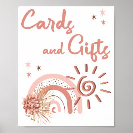 Póster Ray of Sunshine Chica Baby Shower Cards and Gifts