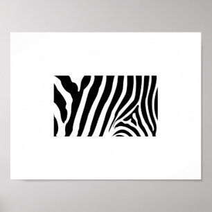 Póster - Rayas de cebra abstractas