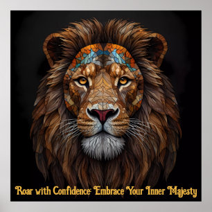 Póster Rayas de inspiración: Abraza tu vida única