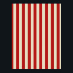 Póster Rayas PopCorn Vertical Retro Festividad<br><div class="desc">Un estilo retro con decoración de palomitas de palomitas rojas y beige de estilo horizontal o vertical son un moderno estilo de diseño gráfico clásico que siempre hace un gran regalo de personalizado para ti o para alguien especial en tu lista, seguro que te impresionarán en cualquier ocasión festiva. Envíenos...</div>