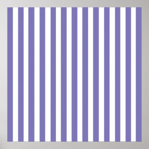 Póster Rayas violetas modernas