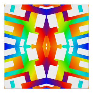 Póster Rayo de Arcoíris