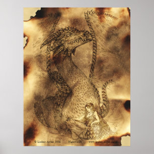 Póster Rayo de noche