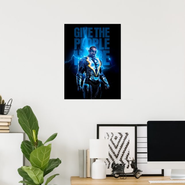 Póster Rayo Negro - Den Esperanza Al Pueblo (Oficina en casa)