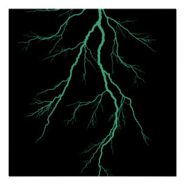 Póster Rayo verde