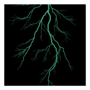 Póster Rayo verde
