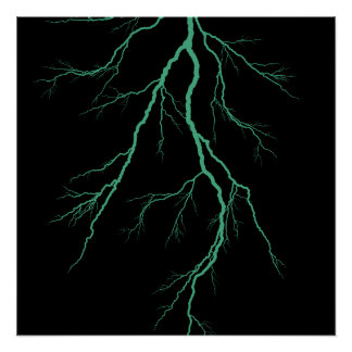 Póster Rayo verde