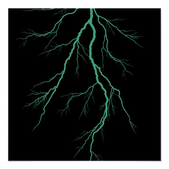 Póster Rayo verde (Anverso)