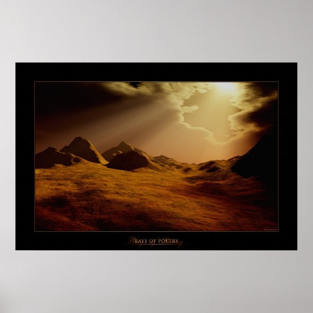 Póster Rayos de poesía (Frente)