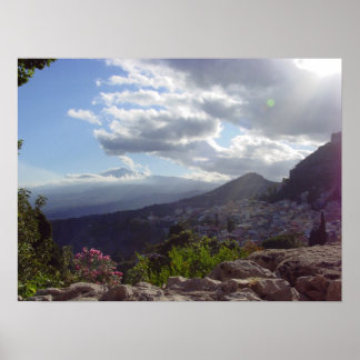 Póster Rayos solares sicilianos