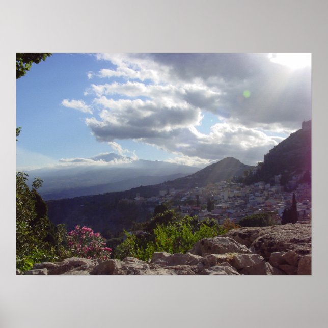 Póster Rayos solares sicilianos (Frente)