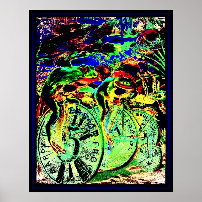 Póster Razas de rana (Frente)