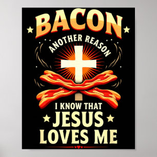 Póster Razón cristiana de Bacon por la que sé que Jesús m