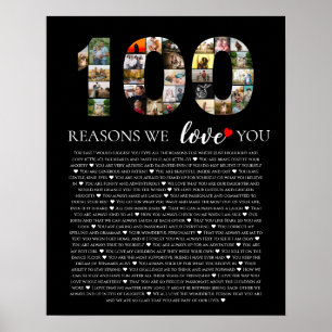 Póster Razones por las que amamos tu cumpleaños número 10