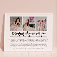 Razones por las que te queremos regalo de cumpleañ