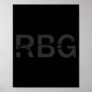 Póster Rbg Shirt disconforme contra Trump político