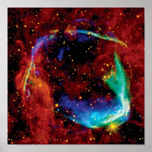 Póster RCW 86 Supernova Remnant - Foto espacial Hubble de (Frente)