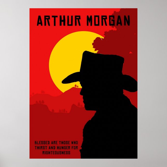 Póster Rdr2 Arthur Morgan (Frente)