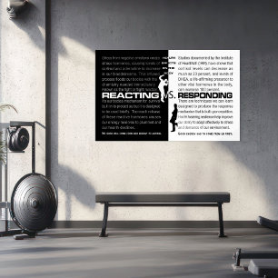 Póster Reacción frente a respuesta - Empoderar al Poster