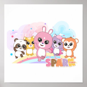 Póster Reacciones a la frienz para niños