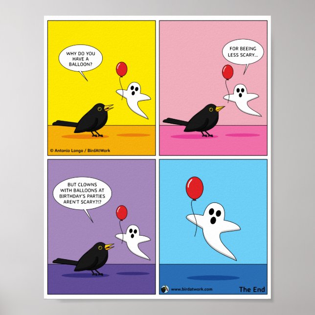 Póster Reaching the Opposite Goal Comic (Frente)