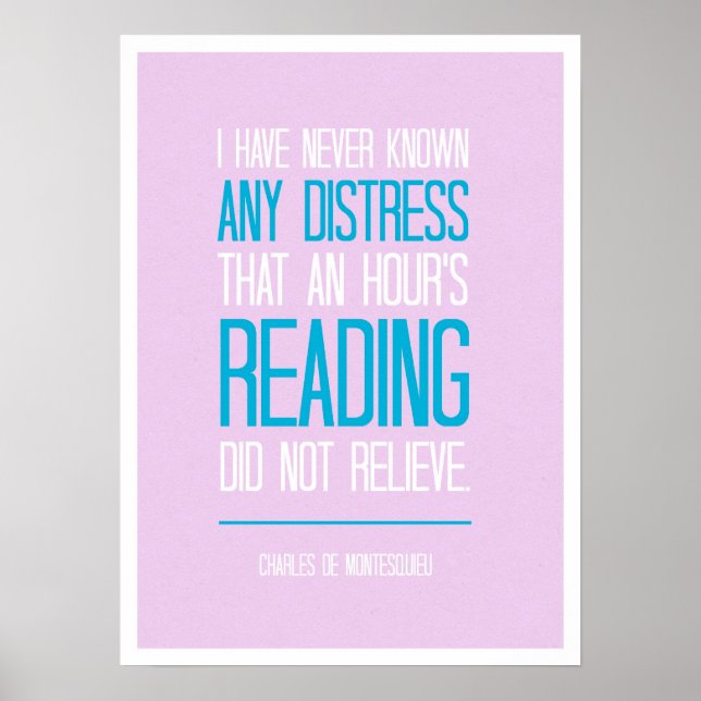 Póster Read for Relief (Frente)