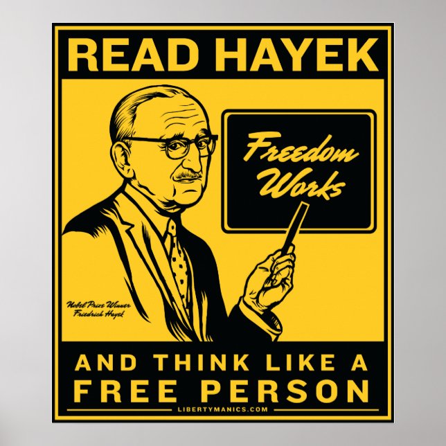 Póster Read Hayek Poster (Frente)