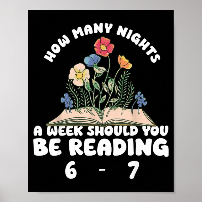 Póster Reading 67 Meme Englieacher Funny 67 Book Lover Hu (Frente)