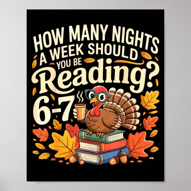 Póster Reading 67 Meme Englieacher Funny 67 Turkey  (Frente)