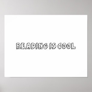 Póster Reading is Cool