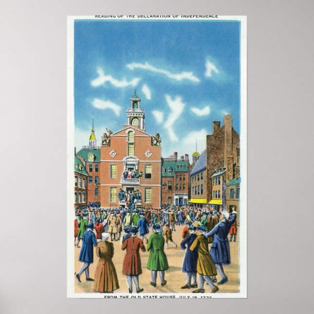 Póster Reading of the Declaration of Independence (Frente)