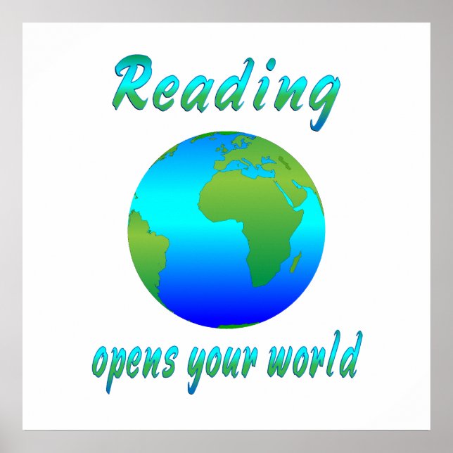 Póster READING Opens Worlds (Frente)