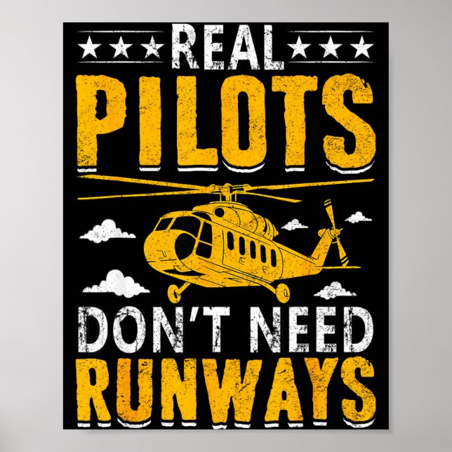 Póster Real Lots Don't Need Runways  (Frente)