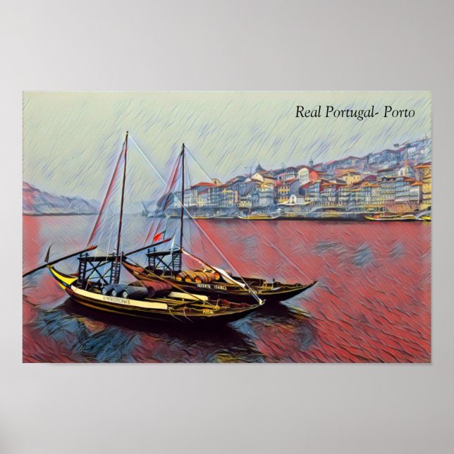 Póster Real Portugal-Porto (Frente)